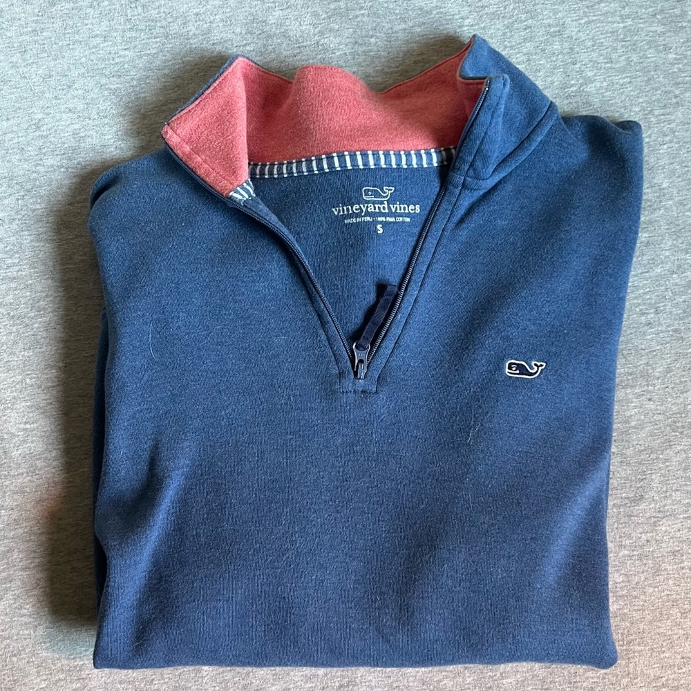 Blue Vineyard Vines Half Zip